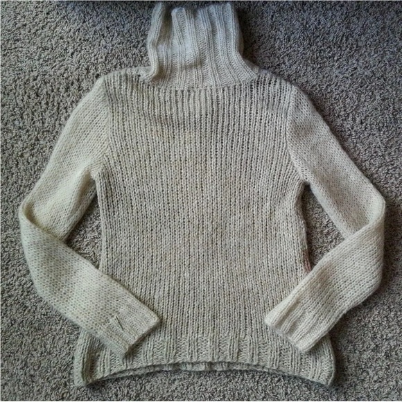 Rare Far Away From Close Anthropologie Wool Kid Mohair Alpaca Sweater S - Picture 4 of 4